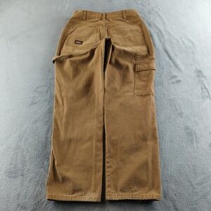 Dickies Carpenter Pants Mens Fits 28x28 Tan Brown Faded Relaxed Workwear Duck